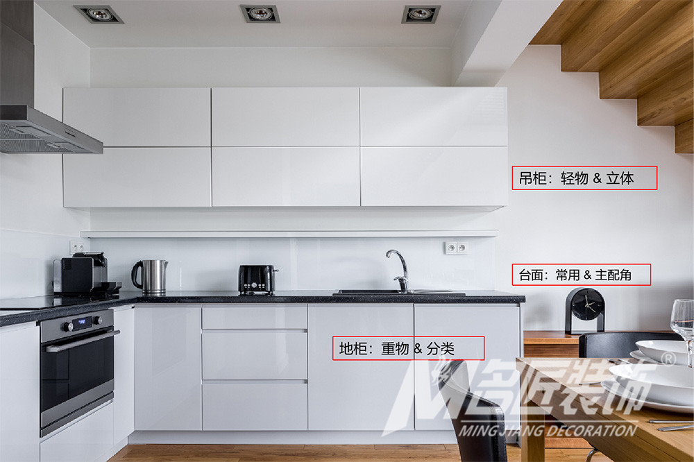 惠州厨房室内装修设计规划，让空间扩容提升厨房的收纳能力