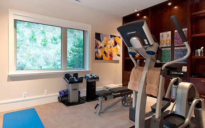 惠州装修设计室内家庭健身房，让自己过上健康生活