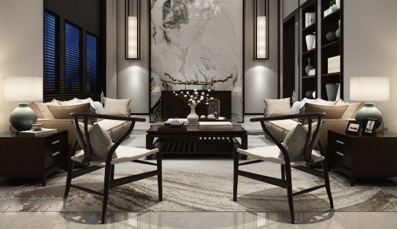 惠州中式风格小别墅装修要古典大气，室内软装设计是关键